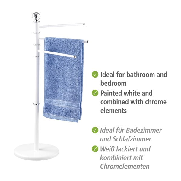 Suport pentru prosoape Wenko Exclusive, alb-image-3