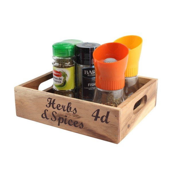 Lădiță din lemn T&G Woodware Baroque Herbs & Spice-image-1