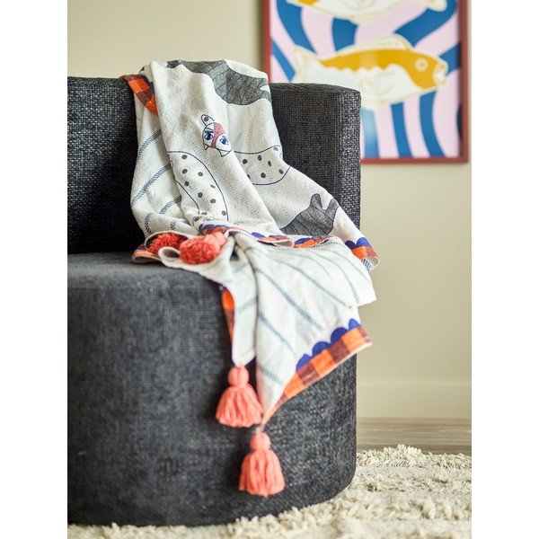 Pătură din amestec de bumbac 130x155 cm Missy – Bloomingville-image-1