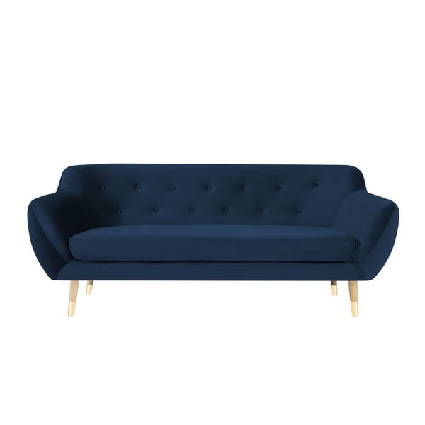 Canapea cu 2 locuri Mazzini Sofas Amelie, albastru închis