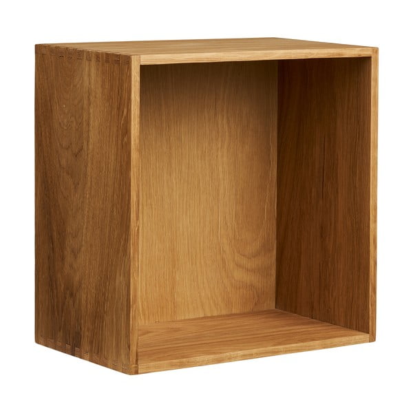 Raft în culoare naturală etajat din lemn de stejar 18 cm Townsville – House Nordic-image-2