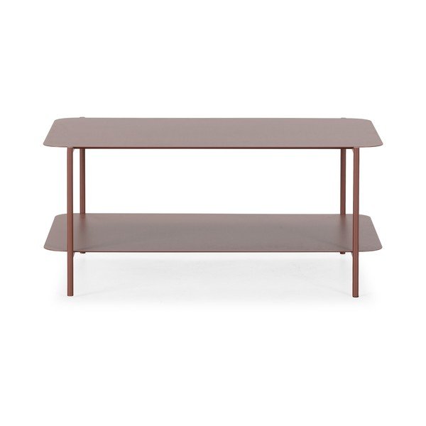 Măsuță de cafea teracotă din metal 58x90 cm Beatrix – MOME-image-3