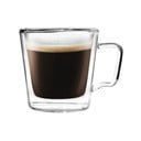 Căni 2 buc. pentru espresso/cu perete dublu din sticlă 80 ml Diva – Vialli Design