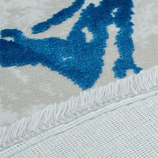 Covor Extravagante Azul, ⌀ 150 cm-image-1