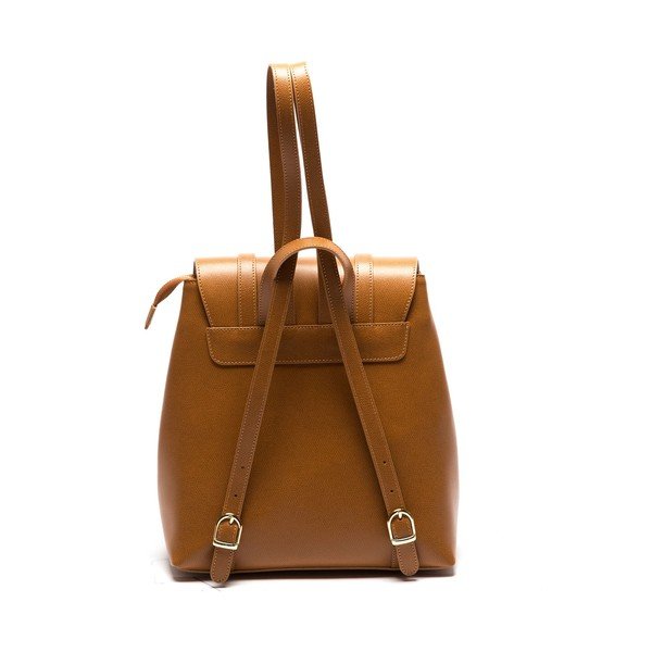 Rucsac din piele Sofia Cardoni Noemi, maro-image-1