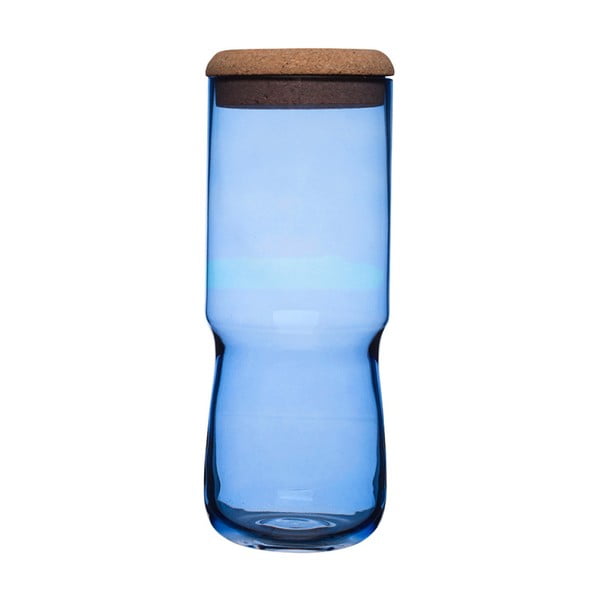 Vază/cutie Sagaform SEA Aqua, înaltă, albastră