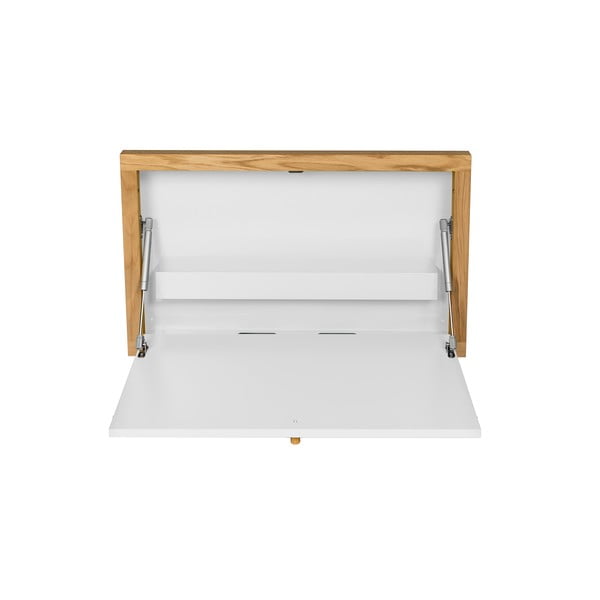 Masă de perete pliabilă Woodman Brenta, alb-image-2