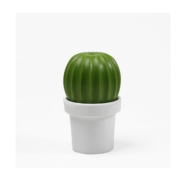 Râșniță sare/piper Qualy&CO Tasty Cactus, verde-alb