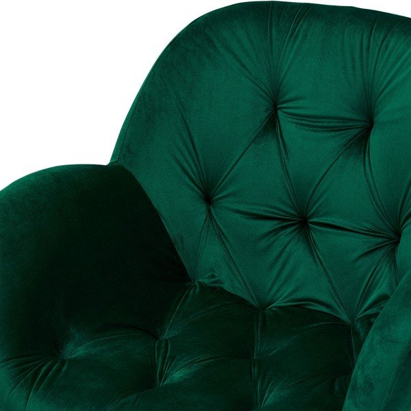 Scaune de dining verde 2 buc. din catifea Salina – Furnhouse-image-4