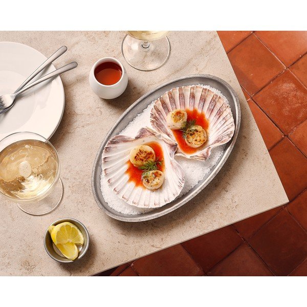 Tavă de servire din oțel inoxidabil 18,5x30 cm Serve – BonBistro-image-1