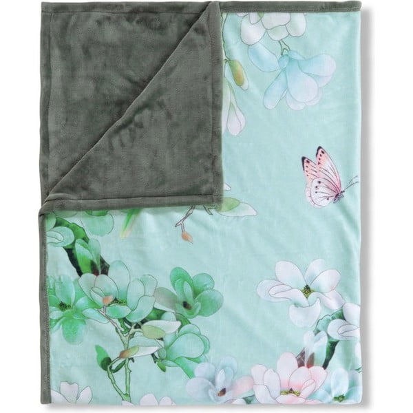 Pătură reversibilă Descanso Shi, 130 x 160 cm, verde-image-3