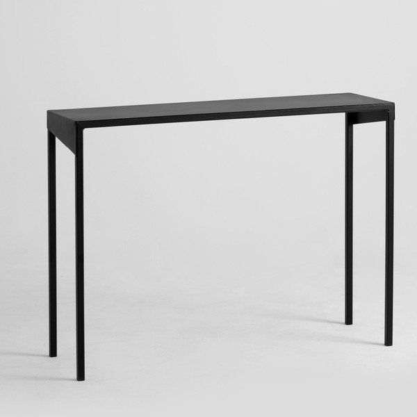 Masă tip consolă Custom Form Obroos, negru-image-2