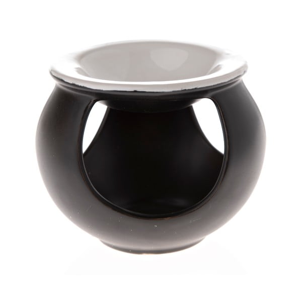 Lampă aromaterapie din ceramică Dakls Essencial, negru