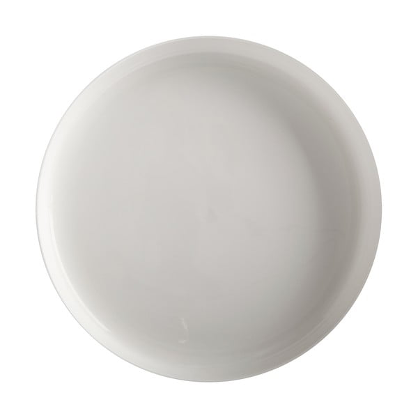Farfurie din porțelan cu margine înălțată Maxwell & Williams Basic, ø 33 cm, alb