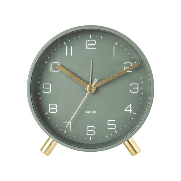 Ceas cu alarmă Karlsson Lofty, ø 11 cm, verde-image-1
