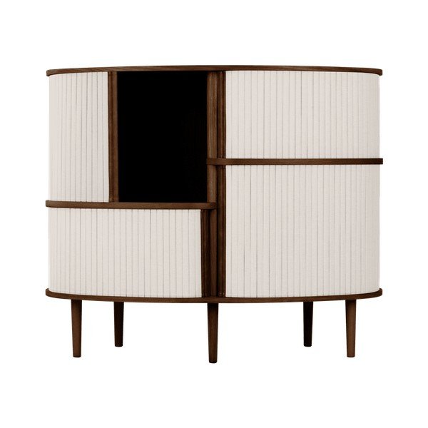 Dulap maro-bej cu aspect de lemn de stejar cu ușă glisantă 120x100x50 cm Audacious – UMAGE-image-2