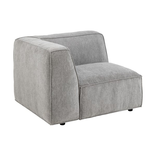 Modul de colț pentru canapea Bonami Selection Fairfield, partea stângă, gri deschis-image-3