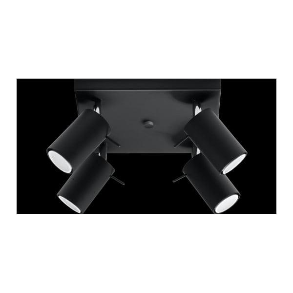 Plafonieră Sollux Etna, negru-image-2