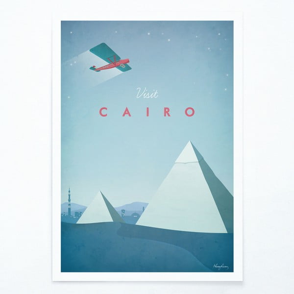 Poster Travelposter Cairo, 30 x 40 cm