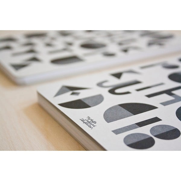 Jurnal Michelle Carlslund Alphabet, gri-image-2