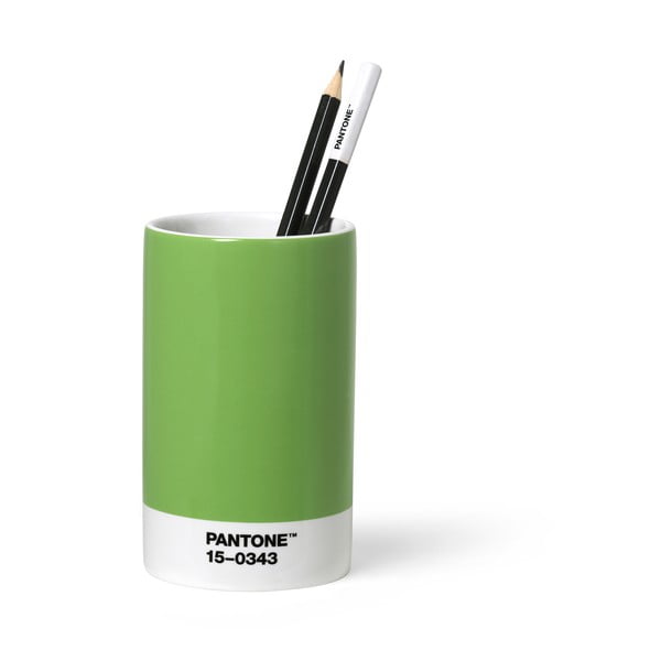 Organizator de birou  din ceramică Green 15-0343 – Pantone