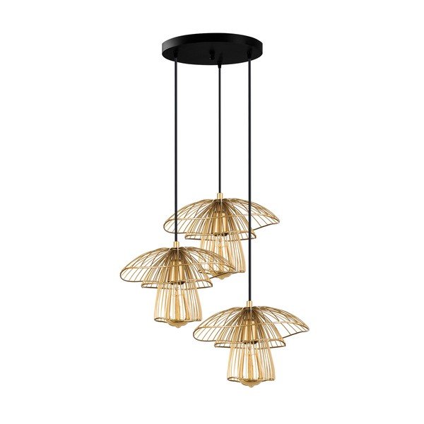 Lustră Squid Lighting Root, înălțime 117 cm, auriu-image-3