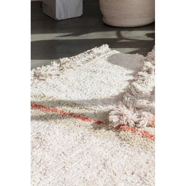 Covor tip traversă bej din bumbac 80x230 cm Duetto Sage – Lorena Canals-image-4