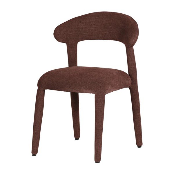 Scaune de dining burgundy 2 buc. tapițate Sile – WOOOD-image-2