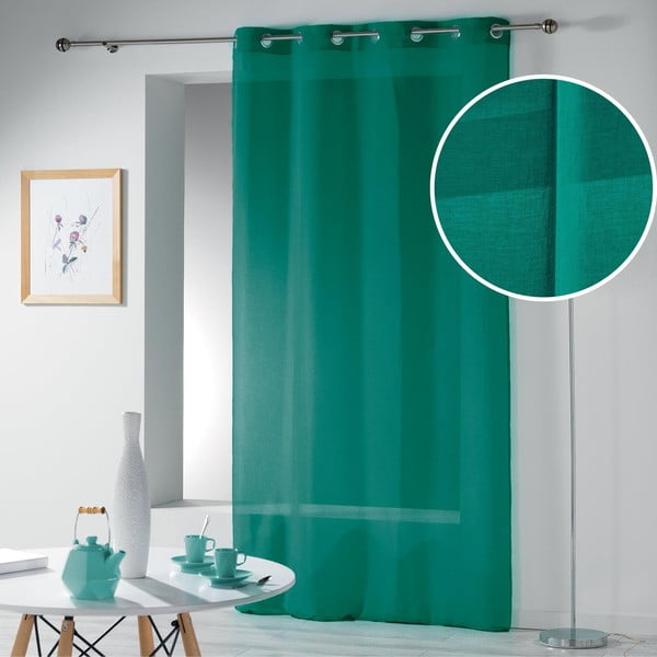 Perdea verde 140x280 cm Telma – douceur d'intérieur-image-4
