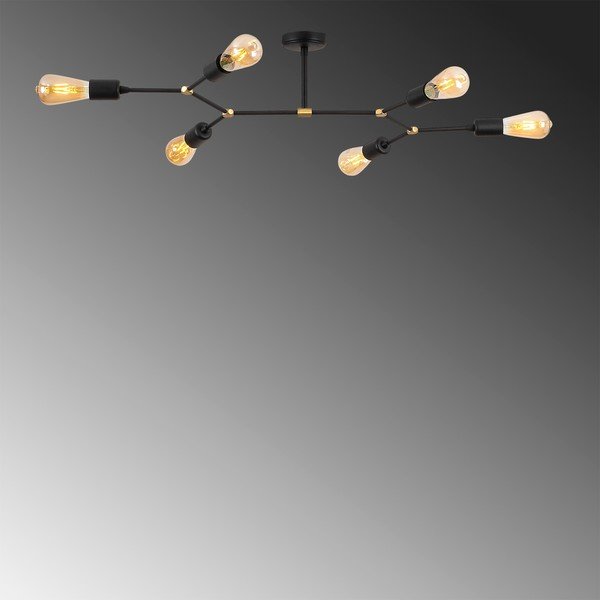 Plafonieră neagră 48x95 cm Sparrow – Opviq lights-image-3