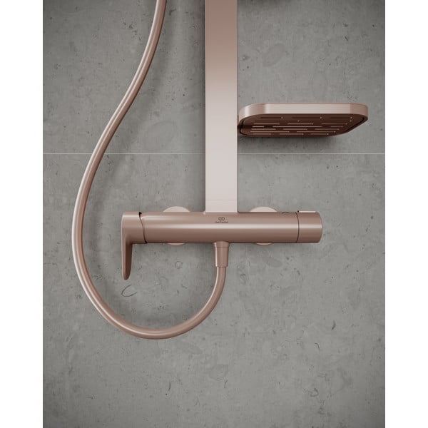 Set de duș roz deschis din metal 111 cm ALU+ – Ideal Standard-image-1