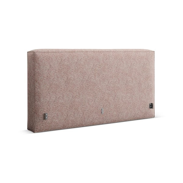 Tăblie de pat roz-deschis tapițată 249x100 cm Olivia – Micadoni 