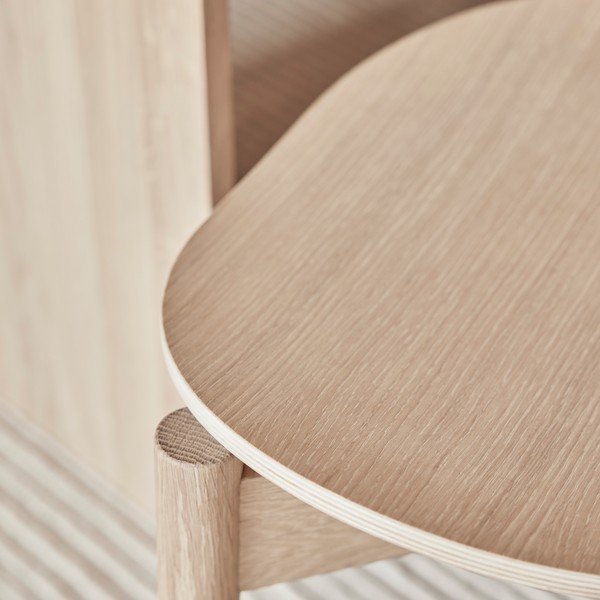 Scaun de dining în culoare naturală deschisă din lemn de frasin Oy – OYOY Living Design-image-2