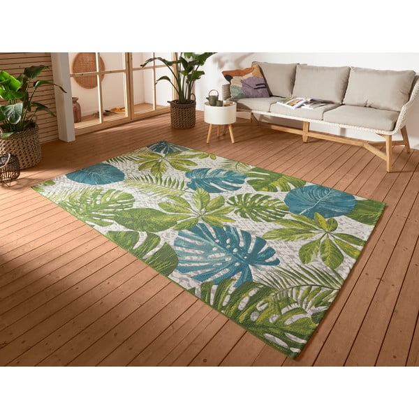 Covor de exterior verde/turcoaz 160x235 cm Flair – Hanse Home-image-1