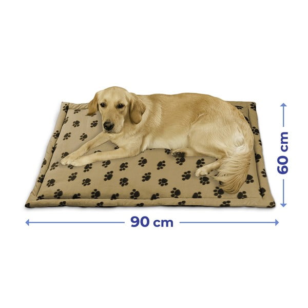 Pat pentru animale de companie maro deschis din bumbac  60x90 cm – Maximex-image-2