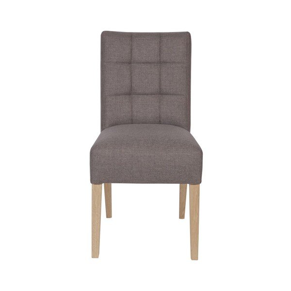 Set 2 scaune WOOOD Tijmen, taupe-image-1