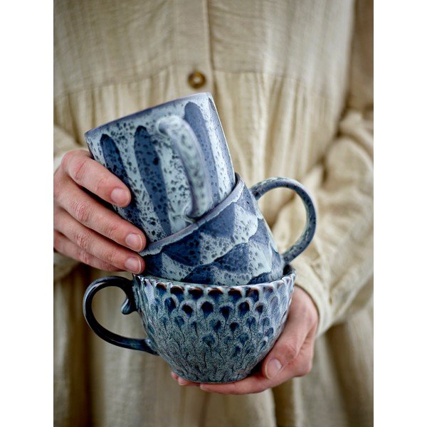 Cești gri 4 buc. din ceramică 365 ml Katrina – Bloomingville-image-4