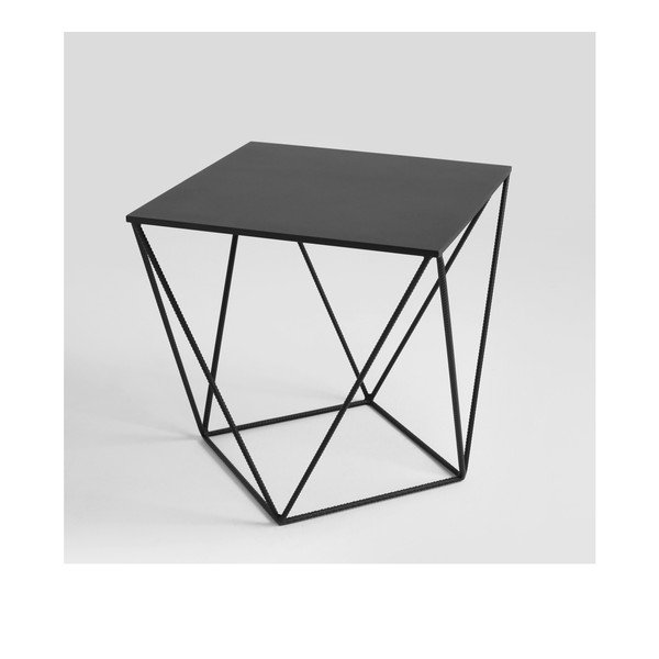 Măsuță de cafea Custom Form Daryl, lungime 60 cm, negru-image-2