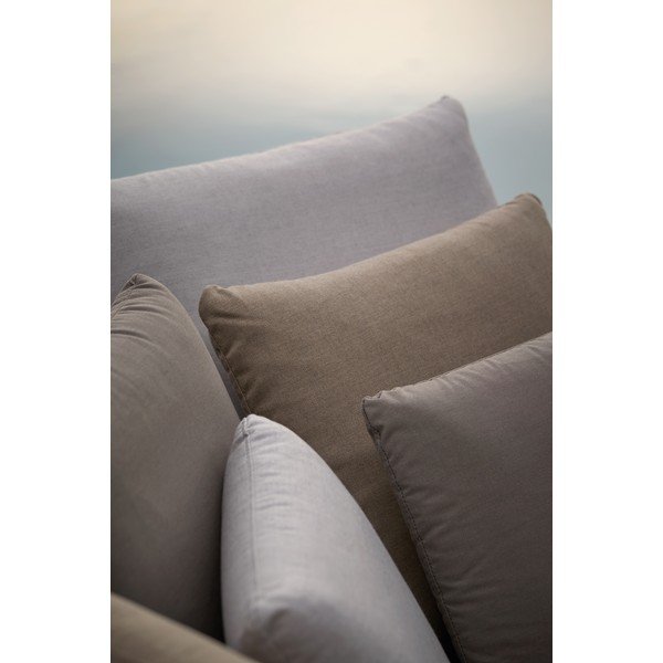 Șezlong de grădină bej capitonat Cielo – Diphano-image-1