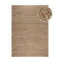 Covor în culoare naturală țesut manual din chenaf 120x170 cm Drew Border – Flair Rugs