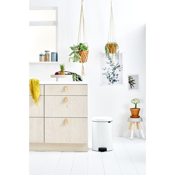 Coș de gunoi alb cu pedală din oțel 20 l NewIcon – Brabantia-image-4