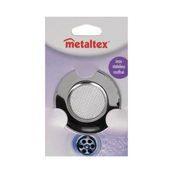 Sită din oțel pentru chiuvetă Metaltex, ø 7,5 cm-image-1