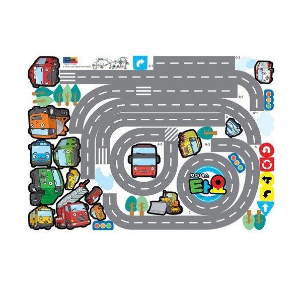 Autocolant Two Roadways-image-2