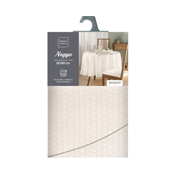 Față de masă din jacquard ø 180 cm Stella – douceur d'intérieur-image-4