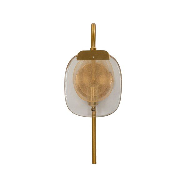 Aplică de perete aurie din sticlă Softy – Mauro Ferretti