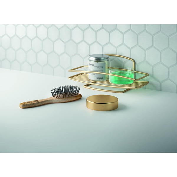 Raft pentru baie auriu din oțel Onda – Metaltex-image-1