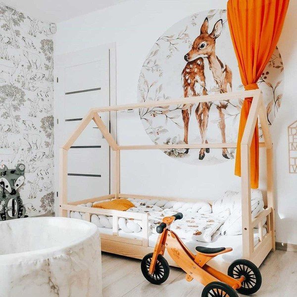 Autocolant de perete Dekornik Cerb în cerc, ø 150 cm-image-2