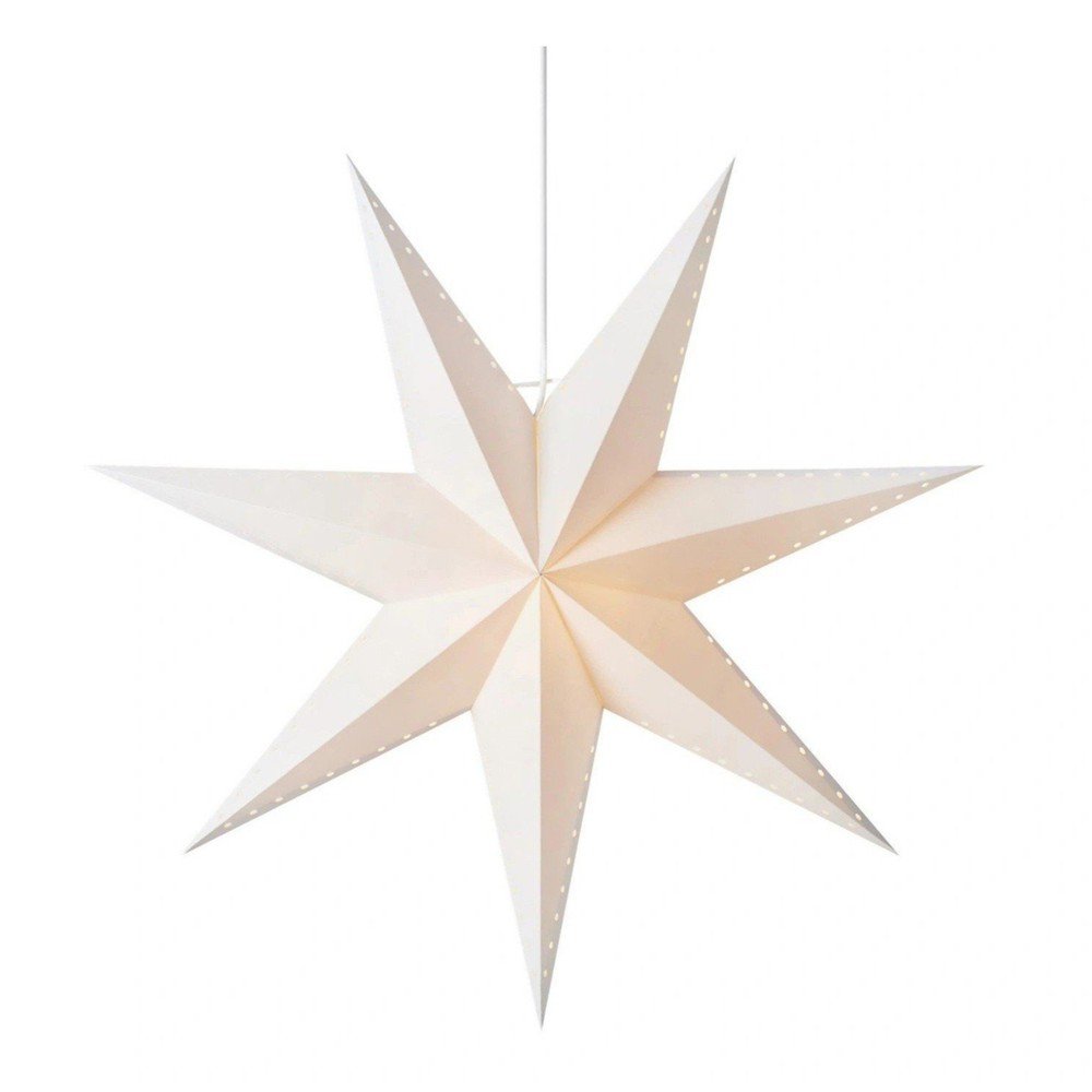 Decoratiune luminoasa de Craciun alba suspendata cu alimentare la priza ø 60 cm Lively – Markslöjd