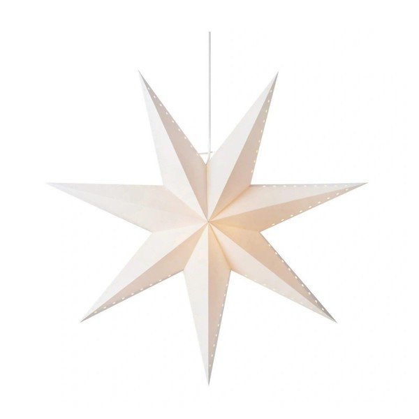 Decorațiune luminoasă de Crăciun albă suspendată cu alimentare la priză ø 60 cm Lively – Markslöjd