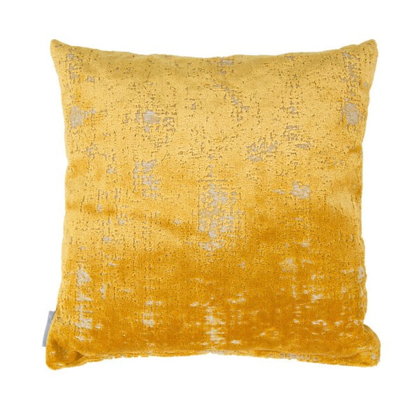 Pernă cu umplutură Zuiver Sarona Vintage, 45 x 45 cm, galben
